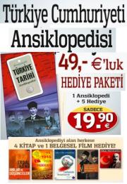 
Türkiye CumhuriyetiAnsiklopedisi Seti49,- Euro'luk HediyeYakın Tarihimizi Öğreneceksiniz

